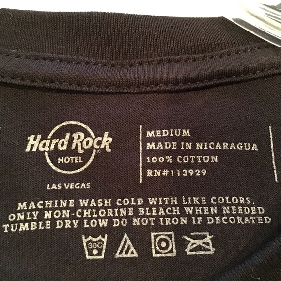 HARD ROCK HOTEL NWT Vegas GRAPHIC T-shirt Medium - Picture 6 of 8
